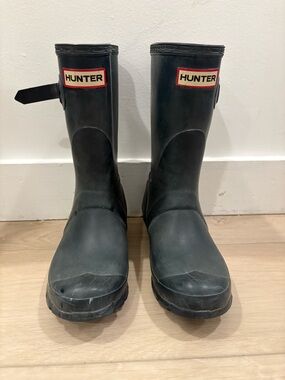 Hunter Original Dark Grey Rain Boots
